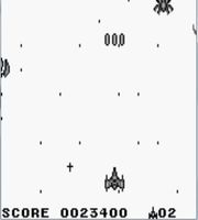 une photo d'Ã©cran de Solar Striker sur Nintendo Game Boy